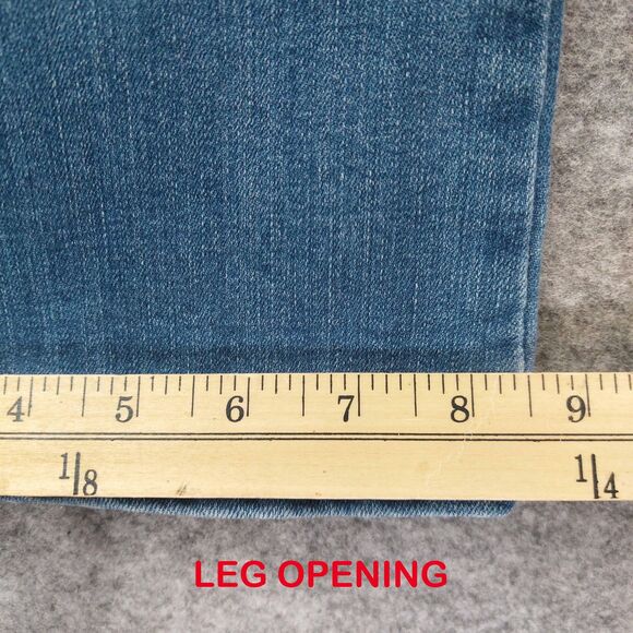 Seven7 Jeans Womens 16 Blue Medium Wash Bootcut Soft Stretch Denim Mid Rise - Picture 7 of 12
